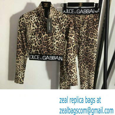 D & G leopard sports suit 2022